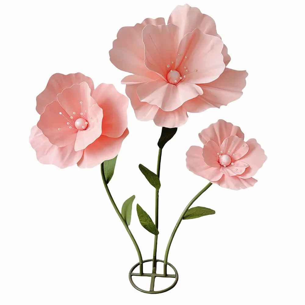 Three-Dimensional Big Artificial Foam Flower