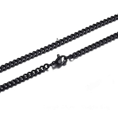 3mm Cuban Link Stainless Steel Necklace