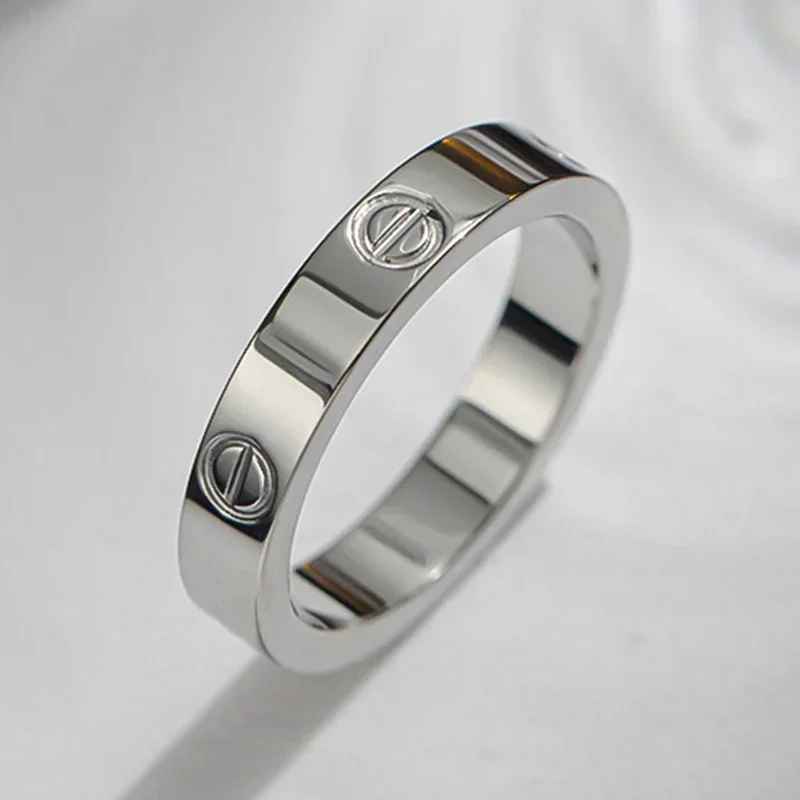 Minimalist Stainless Steel Couple Love Ring