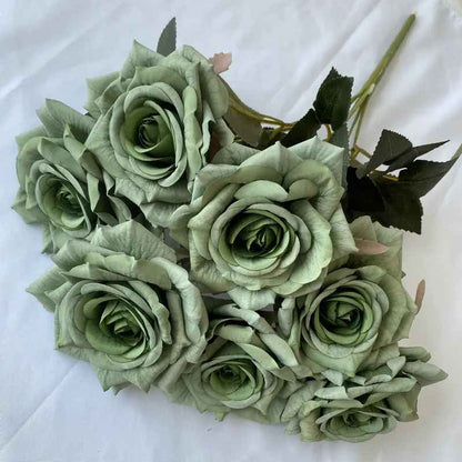 7 Head Artificial Diamond Rose Bouquet