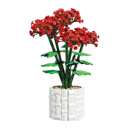 City Creativity Bouquet Flower Potted Plant Building Blocks