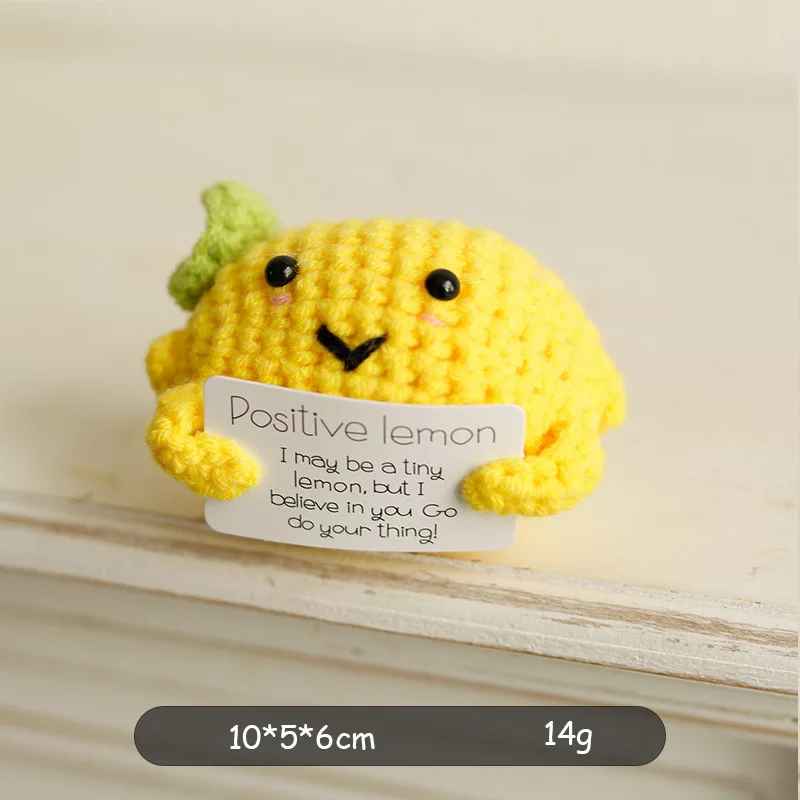 Cute Mini Handwoven Positive Energy Knitted Plush Dolls