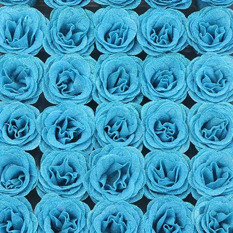 30pcs Artificial Crystal Glitter Roses Flower Bouquet