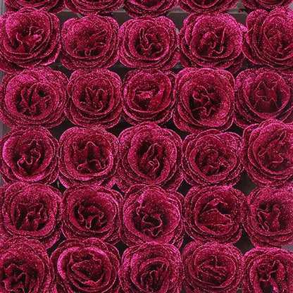 30pcs Artificial Crystal Glitter Roses Flower Bouquet