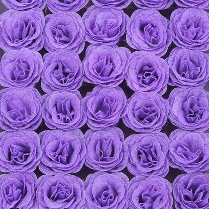 30pcs Artificial Crystal Glitter Roses Flower Bouquet