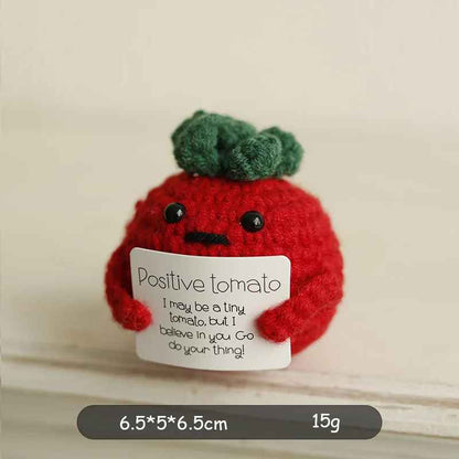 Cute Mini Handwoven Positive Energy Knitted Plush Dolls