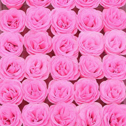 30pcs Artificial Crystal Glitter Roses Flower Bouquet