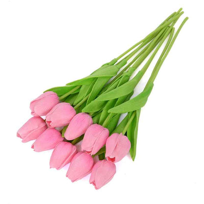 5/10Pcs Eternal Tulips Artificial Flower Bouquet