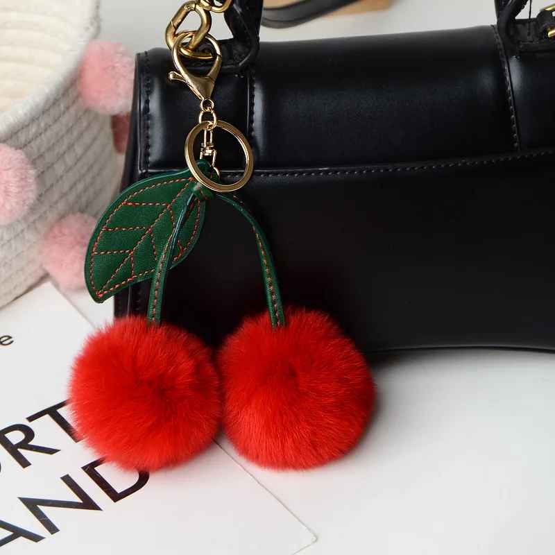 Cherry Multi-color Car Keychain