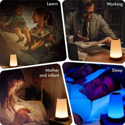 13 Color Touch Dimmable Night Light with RGB Remote Control