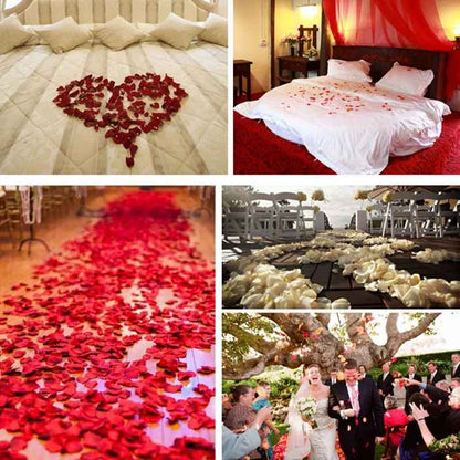 100Pcs 35mm Romantic Sponge Satin Fabric Heart Petals – Wedding Confetti, Table & Bed Decor, Valentine’s Day Decoration