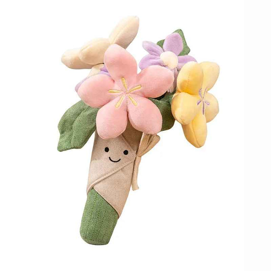 Fun Artificial Tulips Flower Plush Toy Doll Bouquets