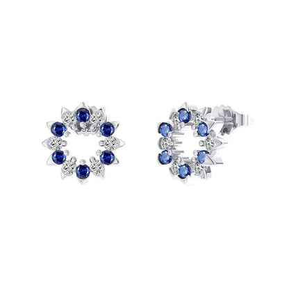 Classic Dainty 925 Sterling Silver Cubic Zirconia Earrings