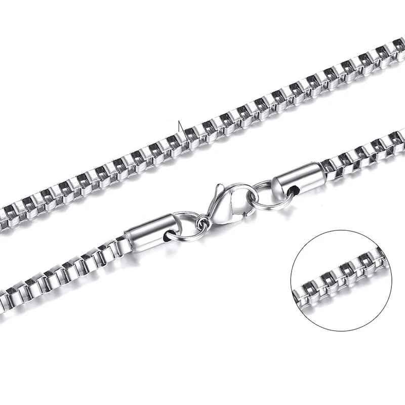 18inch 3mm Thick Stainless Steel Chain Necklace