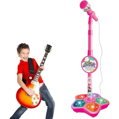 Kids Sing Microphone Musical Toy and Stand