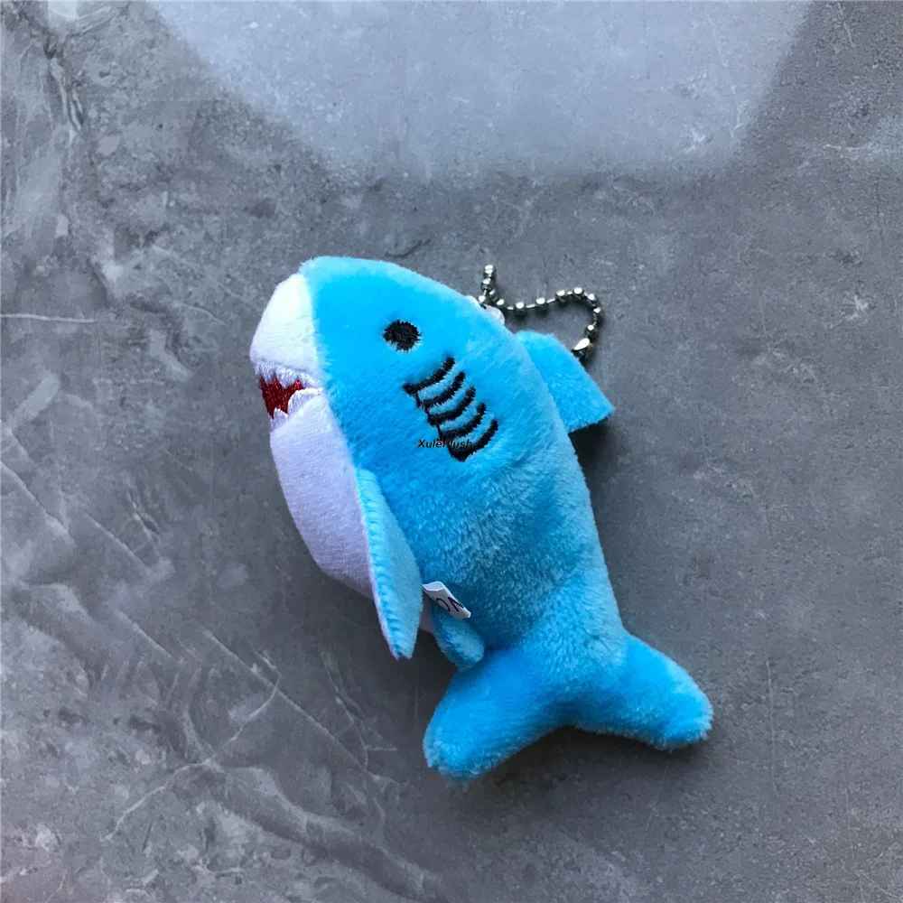 Cute Plush Shark Toy Keychain