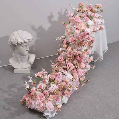 5D Luxury Artificial Flowers Runners - Wedding Background Table Centerpiece Wall Arch Flower Arrangement Decoration