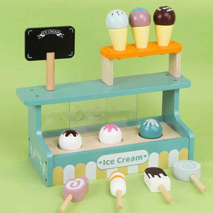 Wooden Ice Cream Pretend Toys