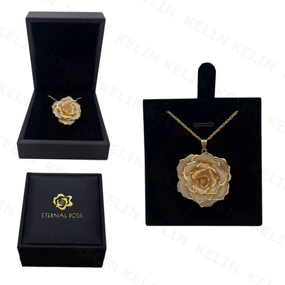 Sweet Elegant Rose Necklace