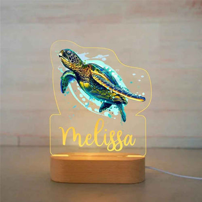 Personalized Children Animal Night Acrylic Lamp