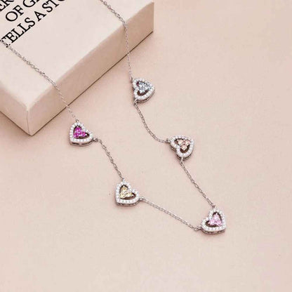 Heart Charm Pendant Necklace