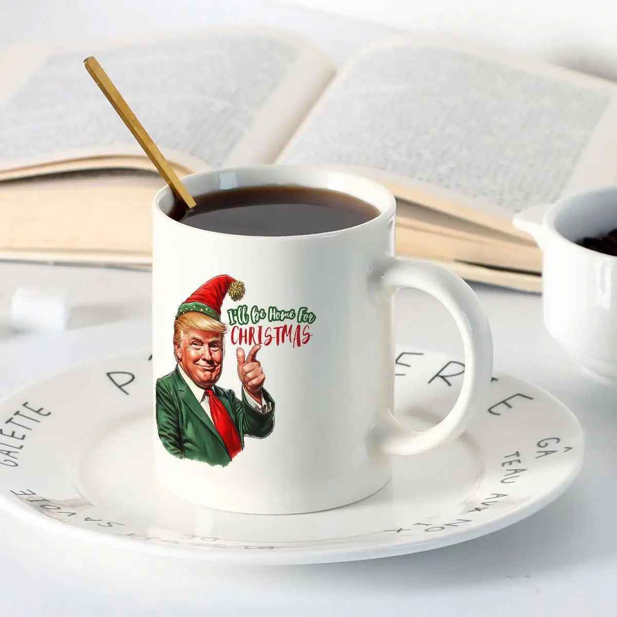 11oz Christmas Elf Ceramic Mug