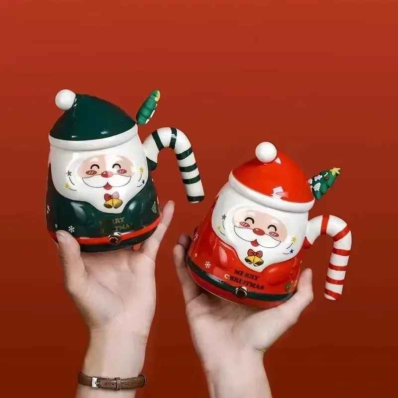 Cartoon Creative Christmas Ceramic Cup Gift Box