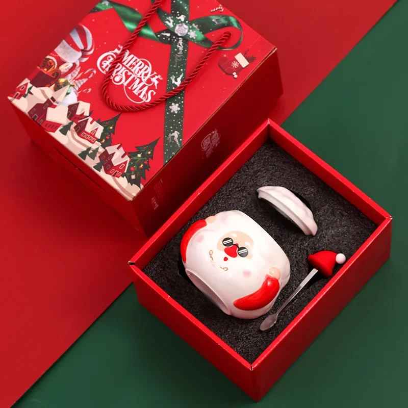 Cool and Cute Christmas Santa Mug with Gift Box