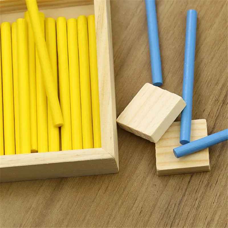 Children Math Teaching Stick Wooden Educational Toy