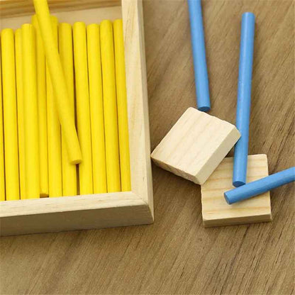 Children Math Teaching Stick Wooden Educational Toy