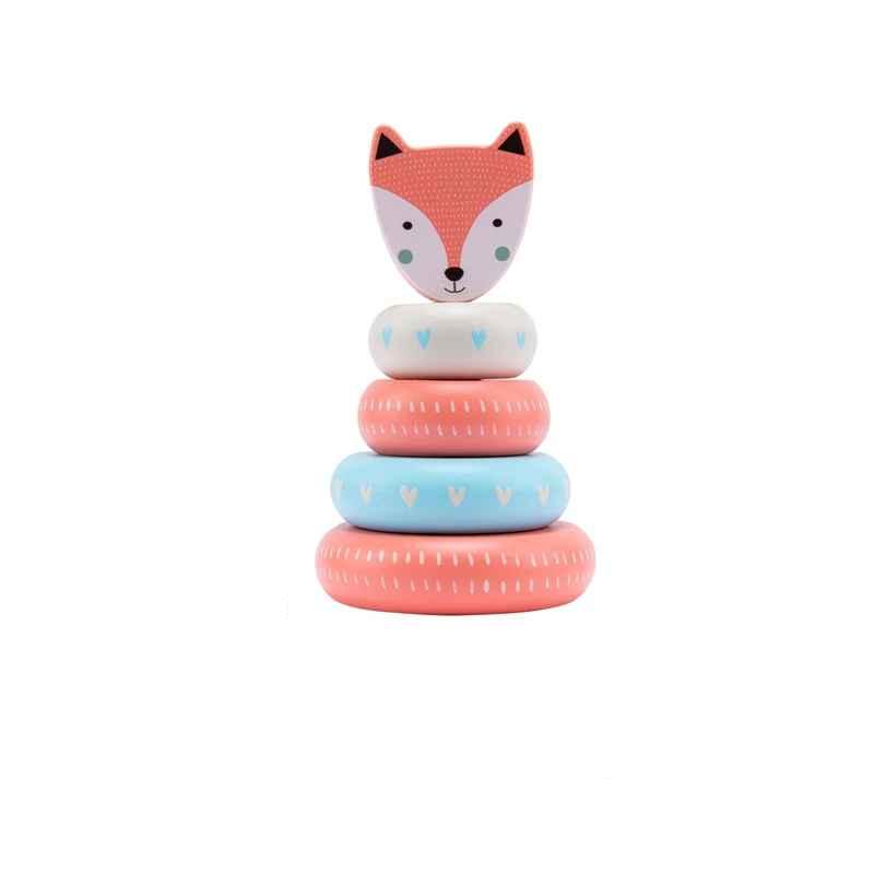 Animal Fox Stacking Tower Blocks Toy