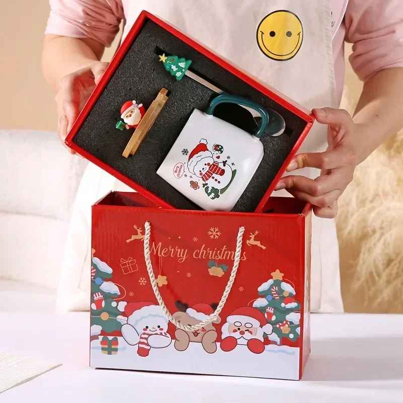 400ml Holiday Ceramic Mug Gift Box