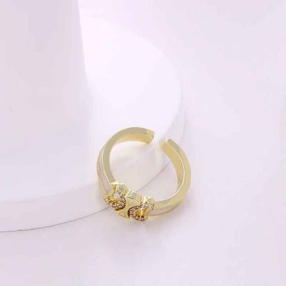 Luxury Sweet Adjustable Heart Ring