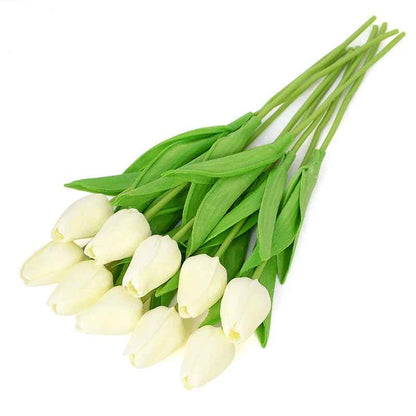 5/10Pcs Eternal Tulips Artificial Flower Bouquet