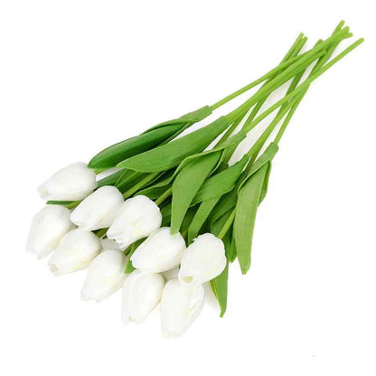 5/10Pcs Eternal Tulips Artificial Flower Bouquet