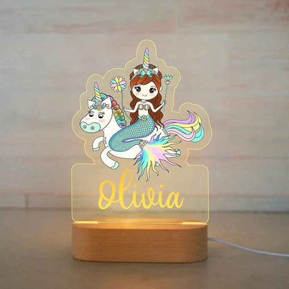 Personalized Children Animal Night Acrylic Lamp