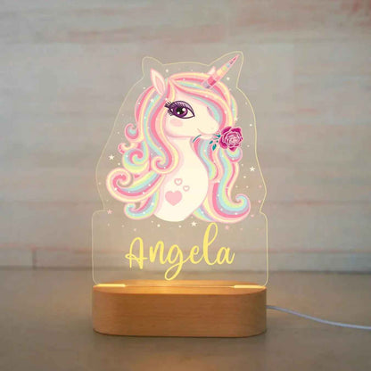 Personalized Children Animal Night Acrylic Lamp