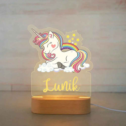 Personalized Children Animal Night Acrylic Lamp