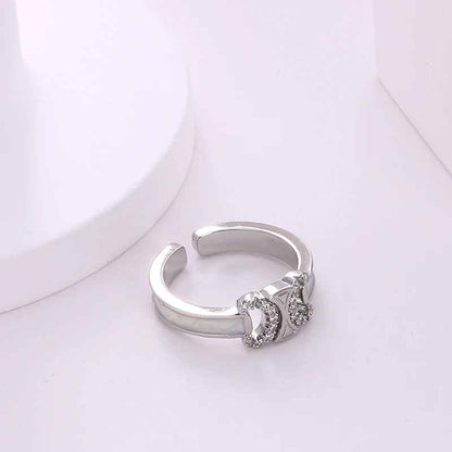 Luxury Sweet Adjustable Heart Ring