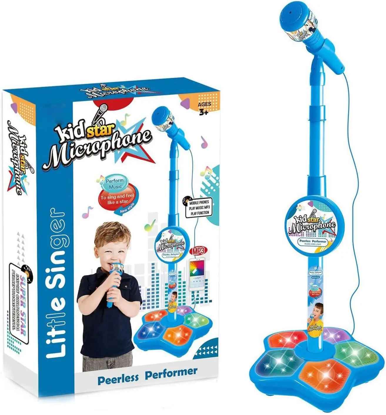 Kids Sing Microphone Musical Toy and Stand