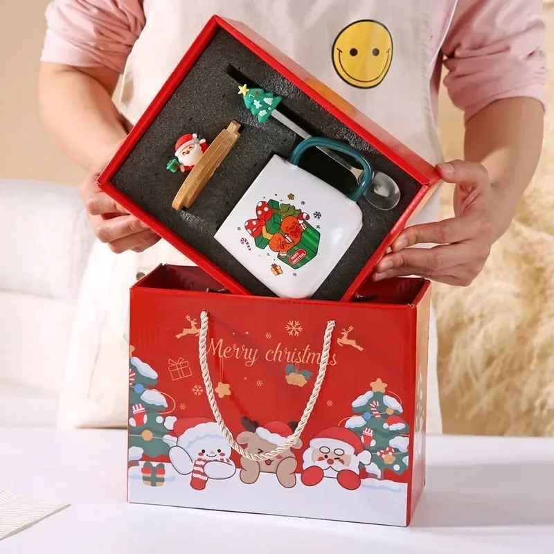 400ml Holiday Ceramic Mug Gift Box