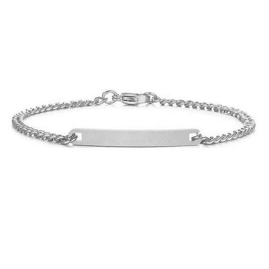 Elegant Stainless Steel Adjustable Curved Strip Bracelet