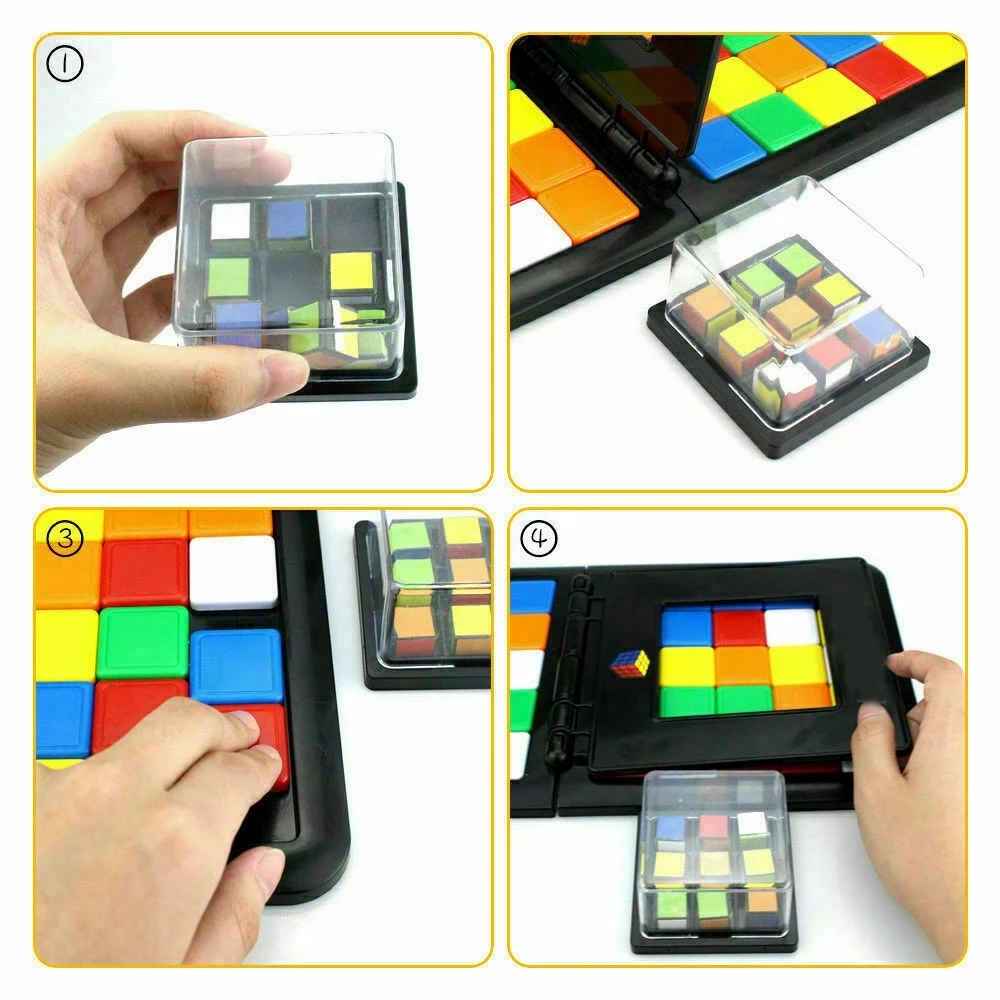 Kids Color Battle Square Race Game Puzzle