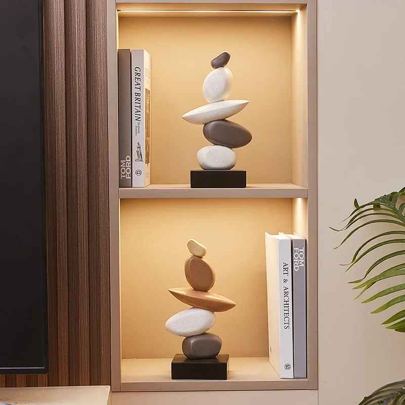 Stone Stack Resin Decorative Figurine