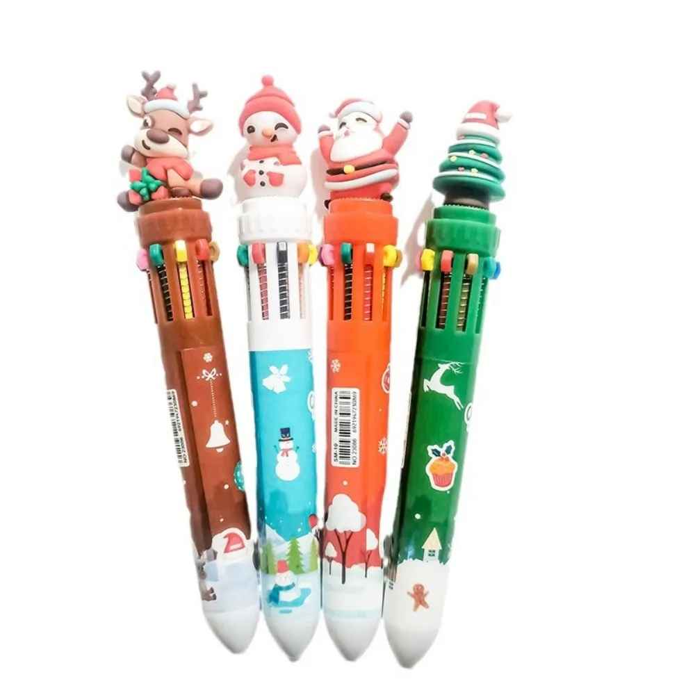 5/10/20 Pcs Christmas Cartoon Color Pens for Children