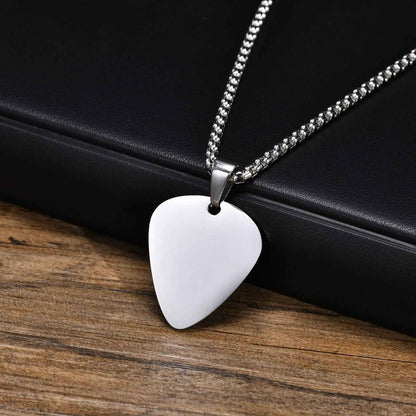 50cm Unique Guitar Pick Necklace