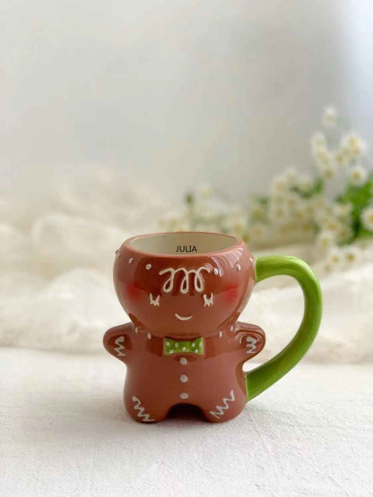 300ml Gingerbread Man Ceramic Mug