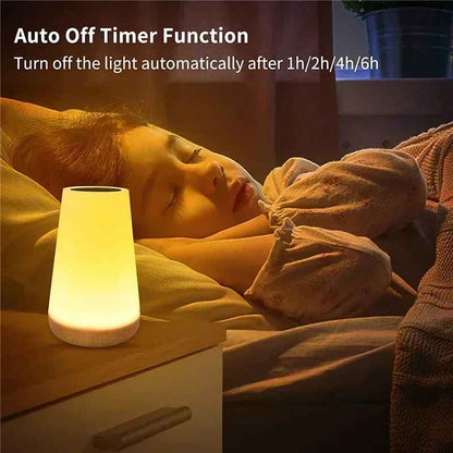 13 Color Touch Dimmable Night Light with RGB Remote Control