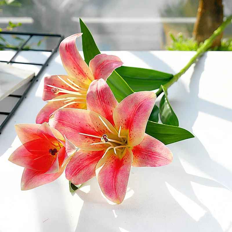 Artificial Real Touch Eternal Lily Flower