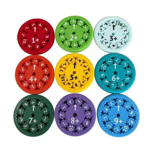 Kids 9pcs Math Fidget Spinners